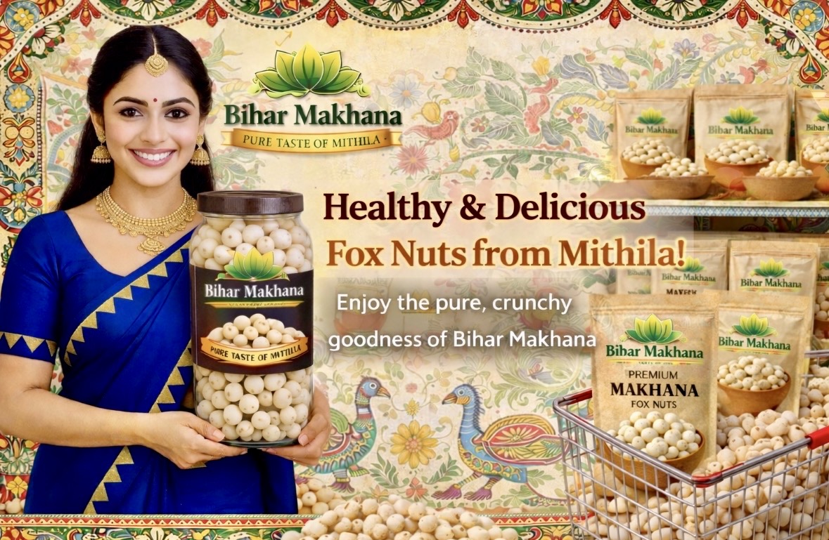 Pure Mithila Makhana from the Heart of Bihar